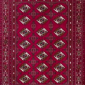 Afghan Bukara Rug - 190x137 (cm)