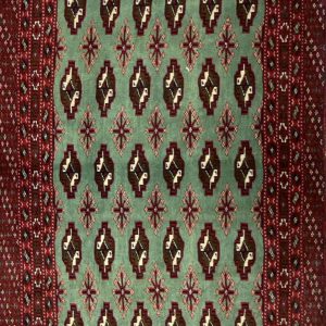 Turkmenistan Bukara Rug - 121x059 (cm)