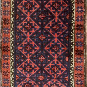 Afghan Belavch Rug - 110x066 (cm)